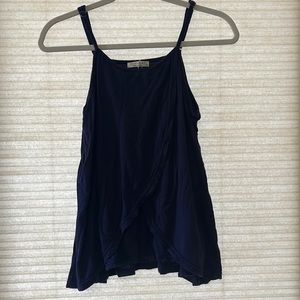 Navy blue nursing tank